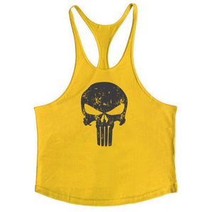 Brand Muscleguys gyms stringer tank top fitness men musculation vest bodybuilding clothing print undershirt solid tank tops