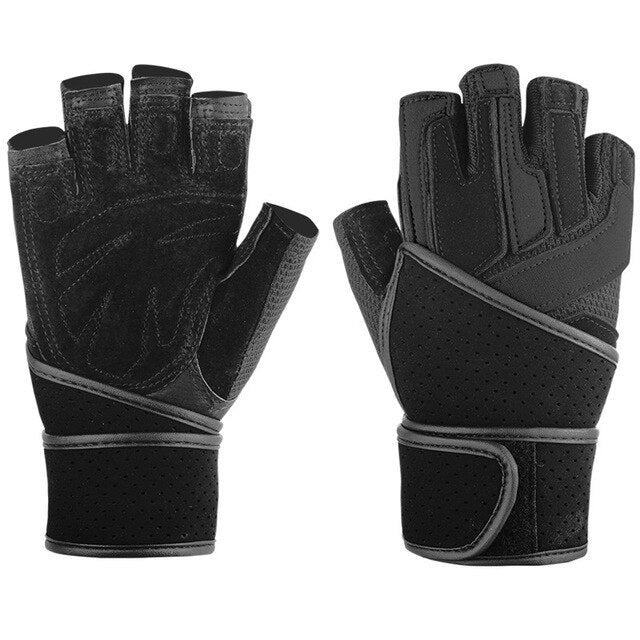 Men's Fitness Gloves Crossfit Breathable Dumbbell Weight Lifting GYM Workout Sport Gloves Bodybuilding Musculation Gym Equipment