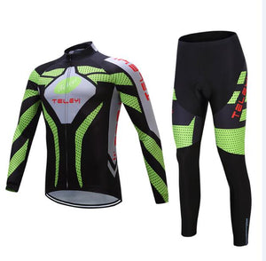 2019 winter thermal Fleece cycling clothing Men road bike jersey bib set Sport bicycle clothes pro team suit mtb dress male kit