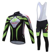 Load image into Gallery viewer, 2019 winter thermal Fleece cycling clothing Men road bike jersey bib set Sport bicycle clothes pro team suit mtb dress male kit