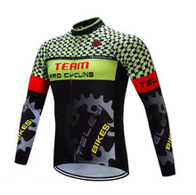 Load image into Gallery viewer, 2019 winter thermal Fleece cycling clothing Men road bike jersey bib set Sport bicycle clothes pro team suit mtb dress male kit