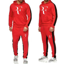 Load image into Gallery viewer, Nouveau 2019 printemps ensemble hommes vêtements de sport à la mode survêtements ensembles hommes musculation Hoodies + pantalon