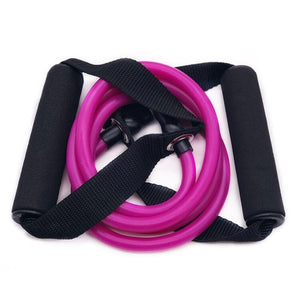 120cm Elastic Resistance Bands Yoga Pull Rope Fitness Workout Sports Bands Yoga Rubber Tensile Pull Rope Expander Gum elastica S