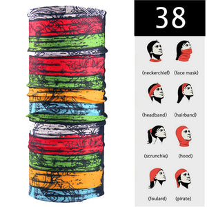 JLETOLI Windproof Sport Head Scarf Bike Magic Bandana Men Headbands Cycling Scarf Women Breathable Bicycle Scarf Face Mask