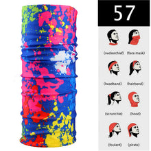 Load image into Gallery viewer, JLETOLI Windproof Sport Head Scarf Bike Magic Bandana Men Headbands Cycling Scarf Women Breathable Bicycle Scarf Face Mask