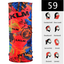 Load image into Gallery viewer, JLETOLI Windproof Sport Head Scarf Bike Magic Bandana Men Headbands Cycling Scarf Women Breathable Bicycle Scarf Face Mask