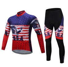 Load image into Gallery viewer, Autumn long sleeve cycling outfit men 2019 Pro team bike dress kit BIB bicycle clothing suit mallot MTB jersey set Sport clothes