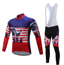 Load image into Gallery viewer, Autumn long sleeve cycling outfit men 2019 Pro team bike dress kit BIB bicycle clothing suit mallot MTB jersey set Sport clothes