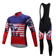 Load image into Gallery viewer, Autumn long sleeve cycling outfit men 2019 Pro team bike dress kit BIB bicycle clothing suit mallot MTB jersey set Sport clothes