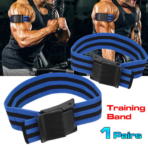 2Pcs Blood Flow Restriction Bands Belt Occlusion Tourniquet Training Biceps Fitness Gym Musculation Bodybuilding Wrap Bicep Band