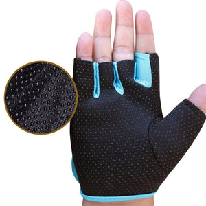 Anti-skid Weightlifting Gloves Fitness Half Finger Glove Strap Wraps Bodybuilding Musculation Gym Exercise Equipment