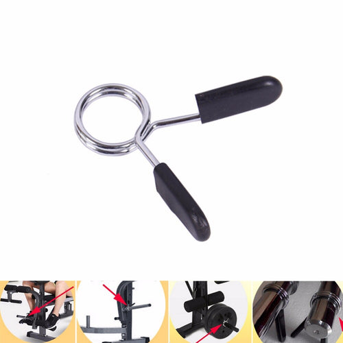 1 Pair Crossfit Dumbbells Barbell Spring Clamps Lock Collars Fitness Musculation Standard Collars Weightlifting Dambil Gym Jaw