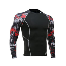 Load image into Gallery viewer, Men Women Fitness Long Sleeve Cycling Base Wear Men Bodybuilding Skin Sport Compression Shirt Bike Training Base Layer clothing