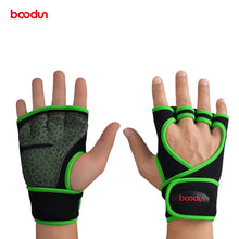 Load image into Gallery viewer, Unisex GYM Gloves With Wrist Belt Crossfit Fitness Gloves Bodybuilding Musculation Dumbbell Hand Palm Protector Sport Gloves