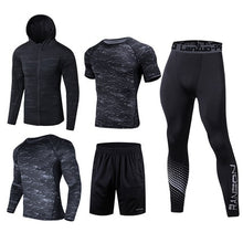 Load image into Gallery viewer, New Running Set Men Sport Suits Soccer Basketball Compression Underwear Running Sets Sport Suits Dress Gym Jogging Fitness Suits