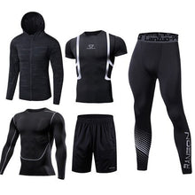 Load image into Gallery viewer, New Running Set Men Sport Suits Soccer Basketball Compression Underwear Running Sets Sport Suits Dress Gym Jogging Fitness Suits