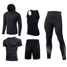 Load image into Gallery viewer, New Running Set Men Sport Suits Soccer Basketball Compression Underwear Running Sets Sport Suits Dress Gym Jogging Fitness Suits